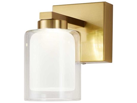 Artcraft Saville 1-Light Brass Wall Sconce