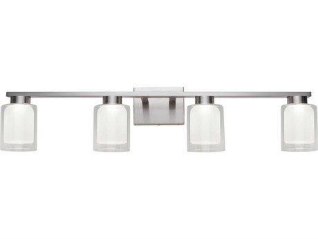 Artcraft Saville 4-Light Brushed Nickel Vanity Light