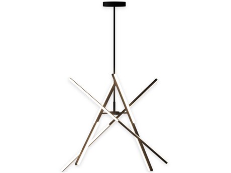 Artcraft Stix Black Linear Pendant