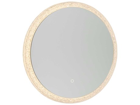 Artcraft Reflections Clear Round Wall Mirror