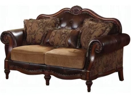 Acme Furniture Dreena Brown Upholstered Loveseat