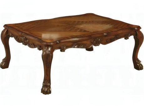 Acme Furniture Dresden Rectangular Wood Cherry Oak Coffee Table