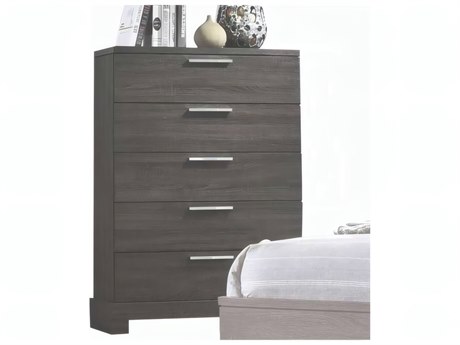 Acme Furniture Lantha Gray Oak Rubberwood Accent Chest