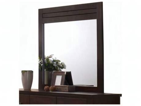 Acme Furniture Panang Mahogany Square Dresser Mirror