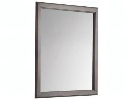 Acme Furniture Louis Philippe Antique Gray Rectangular Wall Mirror
