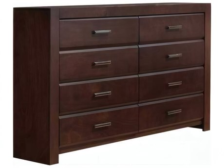 Acme Furniture Oberreit Brown Rubberwood Double Dresser