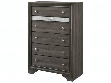 Acme Furniture Naima Gray Rubberwood Accent Chest