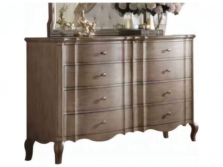 Acme Furniture Chelmsford Beige Mindi Wood Double Dresser