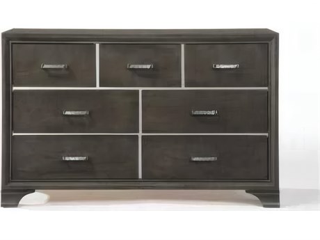 Acme Furniture Carine Ii 7-Drawers Rubberwood Double Dresser