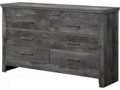 Acme Furniture Vidalia 6-Drawers Pine Wood Double Dresser