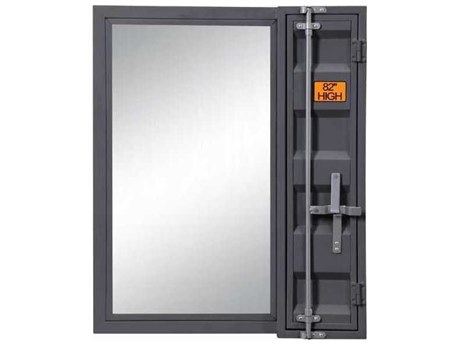 Acme Furniture Cargo Gunmetal Reactangular Vanity Mirror