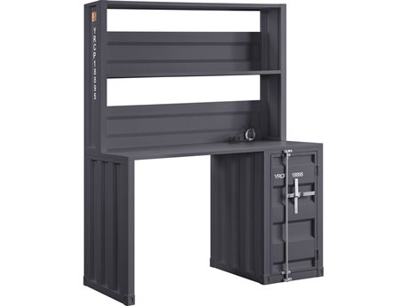 Acme Furniture Cargo Gunmetal Gray Writing Desk