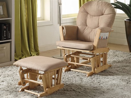 Acme Furniture Chair and Ottoman Set