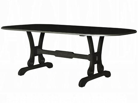 Acme Furniture House Beatrice Rectangular Wood Charcoal Dining Table