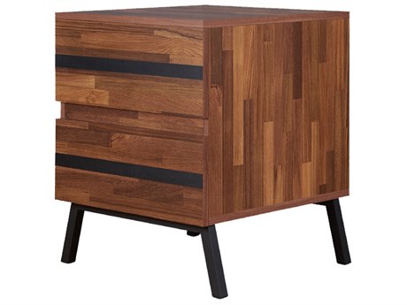 Acme Furniture 2-Drawers Brown Nightstand
