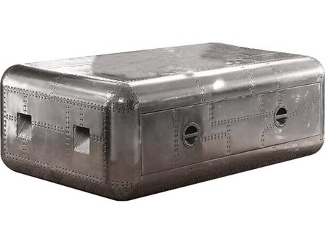 Acme Furniture Brancaster Rectangular Metal Aluminum Coffee Table