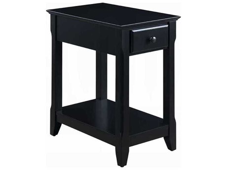 Acme Furniture Bertie Rectangular Wood Black End Table