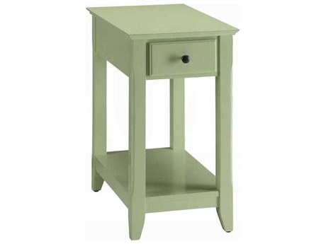 Acme Furniture Bertie Rectangular Wood Light Green End Table