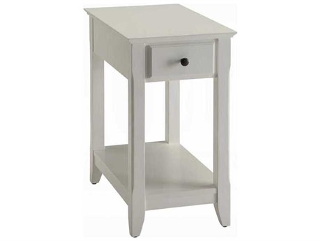 Acme Furniture Bertie Rectangular Wood White End Table