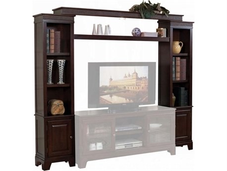 Acme Furniture Halden 94" Poplar Wood Merlot Media Console