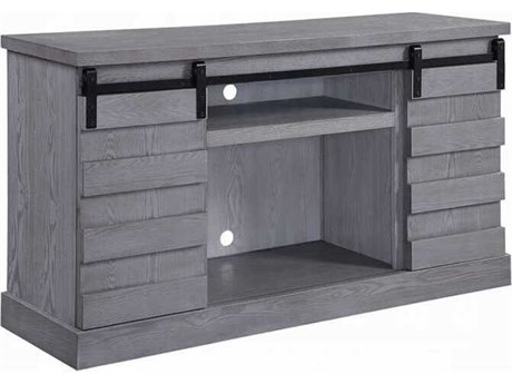 Acme Furniture Amrita 59" Gray Oak Media Console