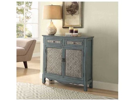 Acme Furniture Winchell Antique Blue Accent Chest