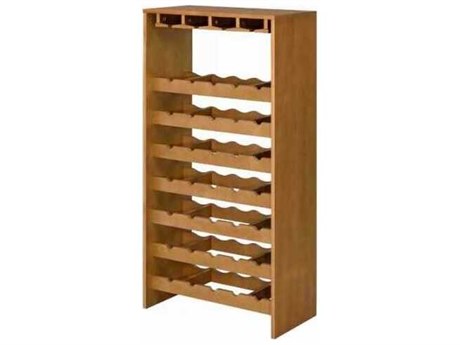 Acme Furniture Oak Wine Rack
