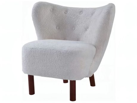 Acme Furniture White Accent Chair