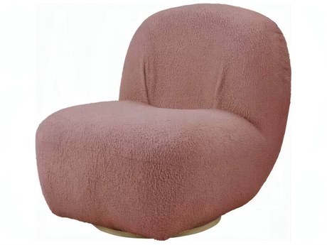 Acme Furniture Yedaid Swivel Pink Accent Chair