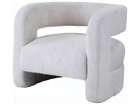Acme Furniture White Accent Chair