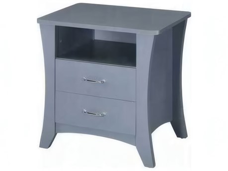 Acme Furniture 2-Drawers Blue Nightstand