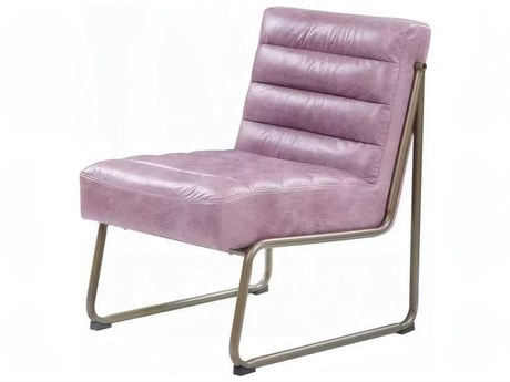 Acme Furniture Purple Leather Accent Chair