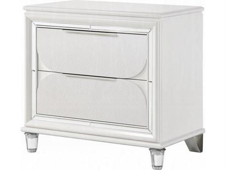 Acme Furniture Tarian 2-Drawers Rubberwood Nightstand