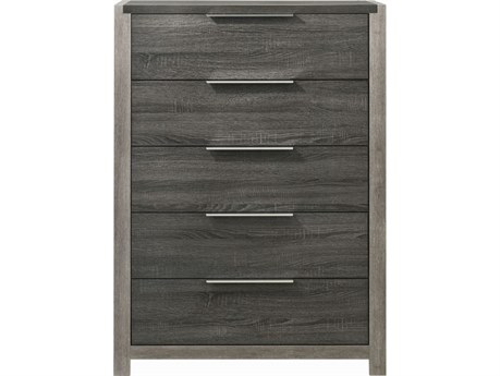 Acme Furniture Jehoram Gray Rubberwood Accent Chest