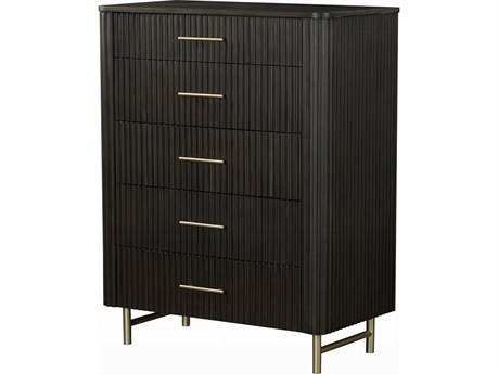 Acme Furniture Clayten Espresso Brown Rubberwood Accent Chest