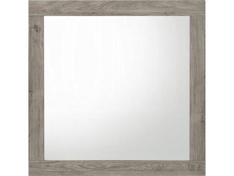 Acme Furniture Mari Light Gray Square Wall Mirror