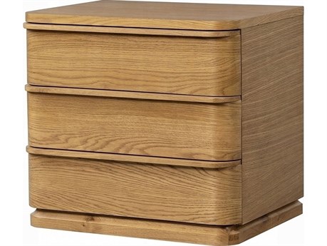Acme Furniture Zoey 3-Drawers Oak Wood Nightstand