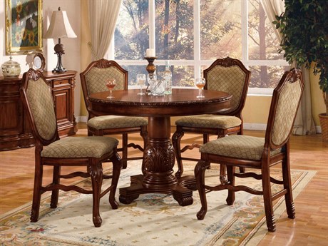 Acme Furniture Chateau De Ville Rubberwood Dining Room Set