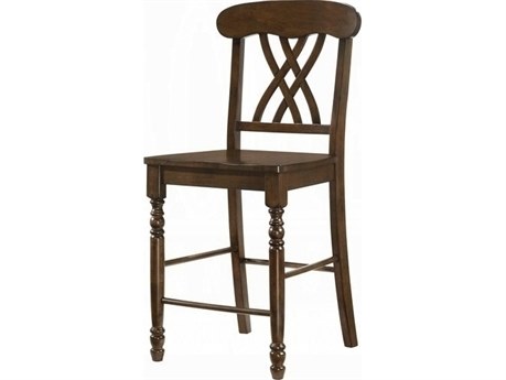 Acme Furniture Dylan Walnut Rubberwood Counter Stool