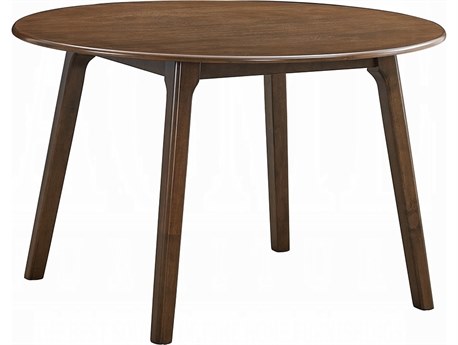Acme Furniture Keiki Round Wood Walnut Dining Table