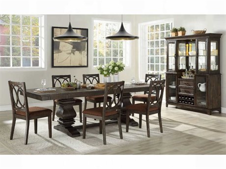 Acme Furniture Jameson Poplar Wood Dining Room Set