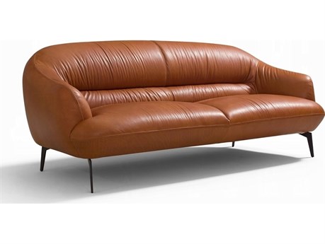 Acme Furniture Leonia Saddle Tan Brown Leather Sofa