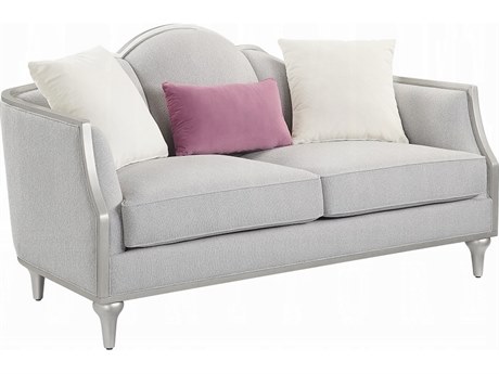 Acme Furniture Kasa Beige Linen Upholstered Loveseat