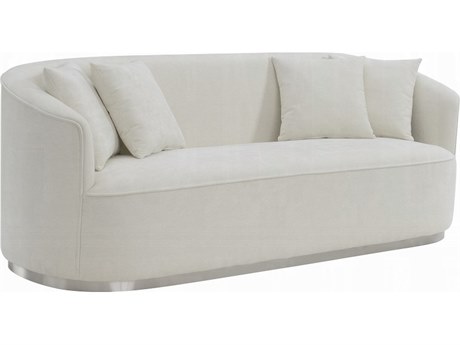 Acme Furniture Odette Beige Chenille Upholstered Sofa