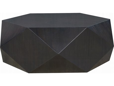 Acme Furniture Hanniel Hexagon Wood Black Coffee Table