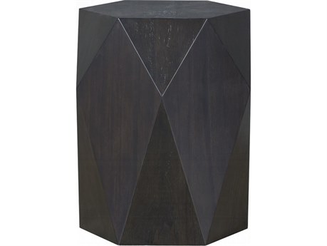 Acme Furniture Hanniel Hexagon Wood Black End Table