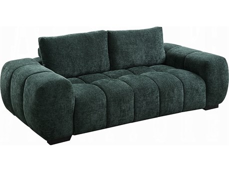 Acme Furniture Ferrand Green Chenille Upholstered Sofa