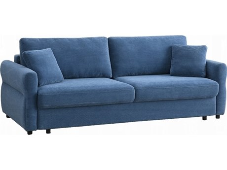 Acme Furniture Haran Blue Fabric Upholstered Sofa Bed