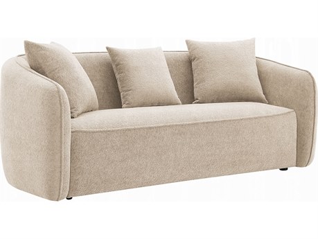 Acme Furniture Keith Beige Chenille Upholstered Sofa