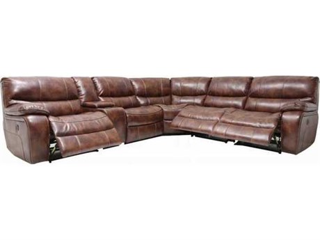 Acme Furniture Brax Faux Leather Sectional Sofa
